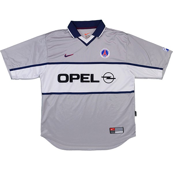 Tailandia Camiseta Paris Saint Germain 2nd Retro 2000 Gris